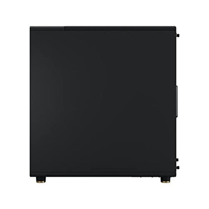 Fractal Design North Charcoal Black Tempered Glass Dark - Wood Walnut front - Glass side panel - Two 140mm Aspect PWM fans included - Type C USB - ATX Airflow Mid Tower PC Gaming Case