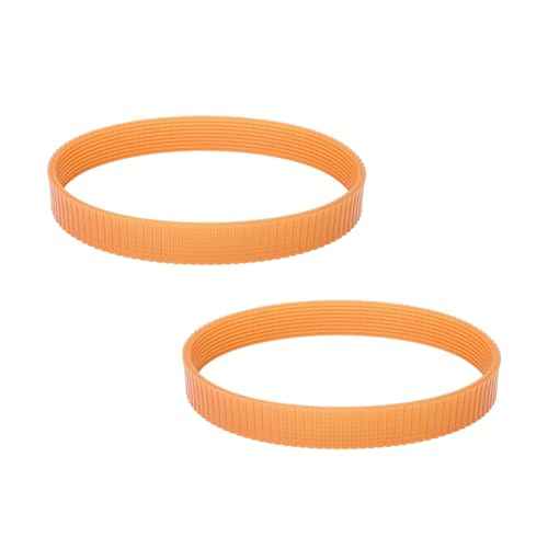 POWERTEC Planer Drive Belt for DeWalt DW735 & DW735X - 2-Pack Replacement Ribbed Belts (5140010-28), 9-Rib, Low Noise, High Tensile Strength (72078)