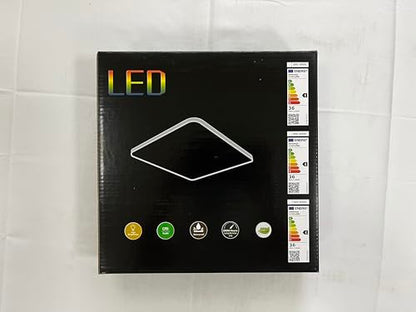 ASHUAQI Gold LED Ceiling Light, 36W 4000K Natural White Bathroom Lights, 3240LM Round Bright Ceiling Lights for Kitchen, Bedroom, Hallway, Utility Room, Laundry, Toilet, Porch, Ø23 CM