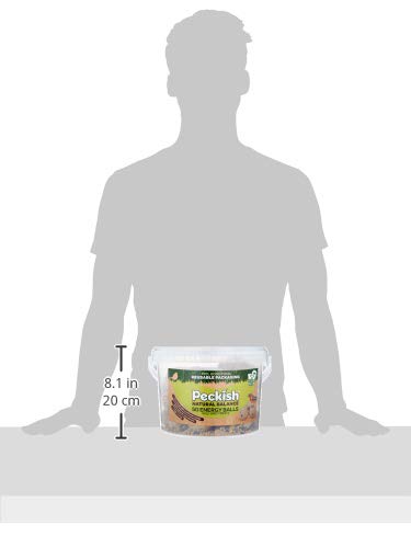 Peckish Natural Balance Energy Suet Fat Balls for Wild Birds, 50 Tub, 27 x 27.5 x 19 cm