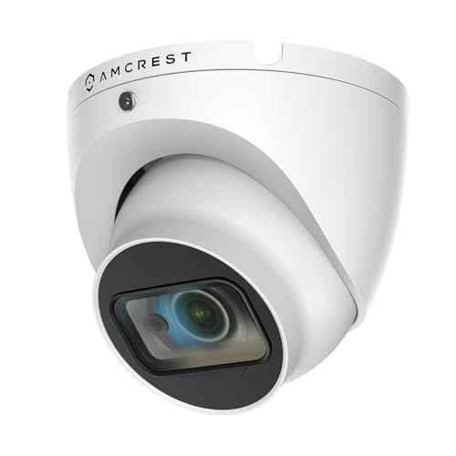 Amcrest Analog Outdoor Security Camera Dome 2MP 1080P @ 30fps, Quadbrid, 129¡Æ FOV, White (Not an IP Camera) (DVR Required, Not Included) AMC1080DM28-W