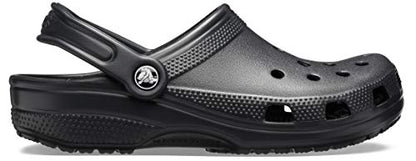 Crocs Unisex Classic Clogs, Black, 4 UK Men/ 5 UK Women