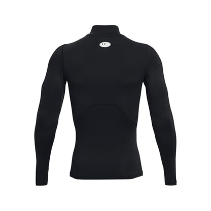 Under Armour Men's UA HG Armour Comp Mock LS Shirt Black