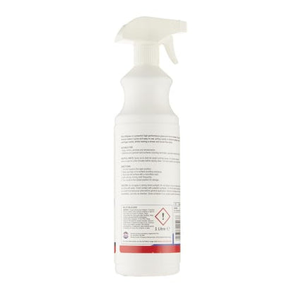 Nilco Set of 2 Nilglass Professional H3 Glass Mirror Cleaner 1 Litre - Trigger Spray Bottle For Cars Homes Window Cleaning No Smears Quick Easy to Use Also Very Good on Chrome - TWO PACK