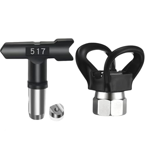 517 Airless Spray Tip 7/8" Guard Combo, Black for Airless Paint Spray Guns