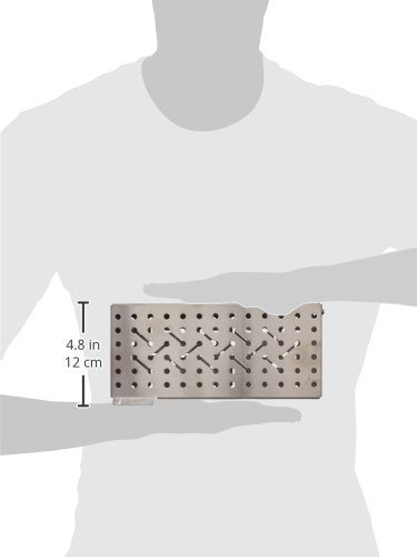 Weber Smoker Box (24 x 12 x 5cm), made of durable stainless steel, with ventilation slots, easy filling of smoker chips, perfectly suitable for gas grills, smoking - Silver (7576)
