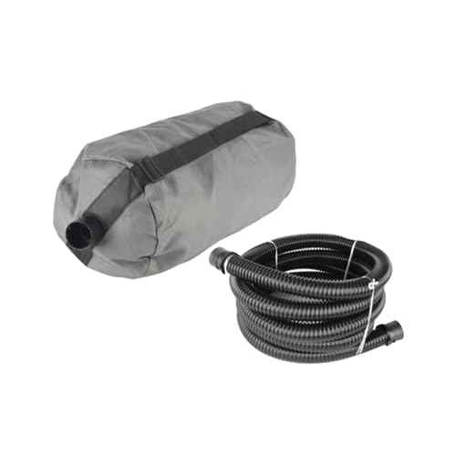 Kikeep Drywall Sander Dust Collection bag Wall Grinding Machine Collection Bag Drywall Sander Attachment (1 Pack with 2m hose)