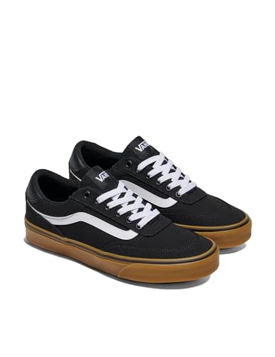 Vans Brooklyn Ls, Sneaker Men's, Canvas Black Gum, 9 UK