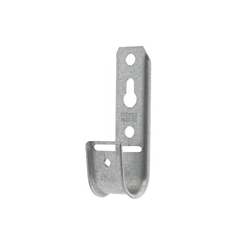 Networx 3/4" Wall Mount Galvanized Steel Cable Support J Hook - 25 Pack