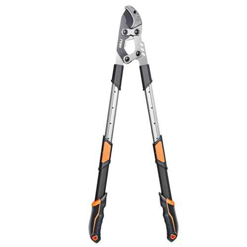 AIRAJ 27-37'' Extendable Anvil Loppers,Tree Trimmer Heavy Duty with Compound Action,Branch Cutter with 2¡± Cutting Capacity,Chops Thick Branches Ease,Garden Lopper for Gardening Pruning Shears