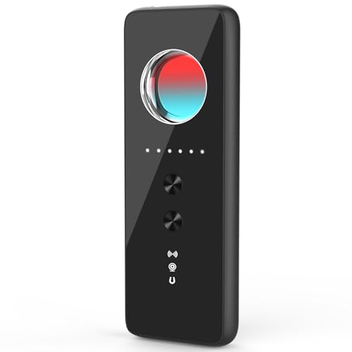 smhawk Hidden Camera Detector - 2025 Camera Detector, Bug Detector, GPS Tracker Detector, spy Camera, Listening Device Detector for Hotels, Home, Office, 6 Levels Sensitivity,4 Modes