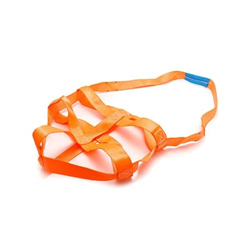 QWORK Bucket Sling for 5 Gallon Bucket, 2 Pack Drum Handling Sling with Belly Bands, 200Lbs Load Capacity