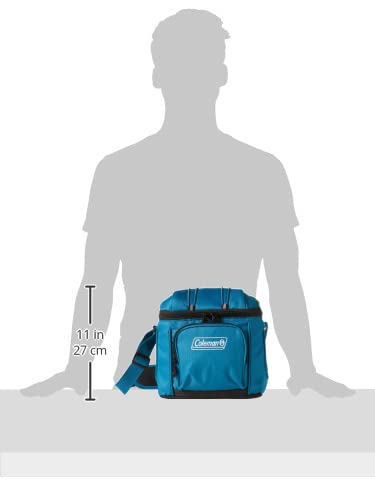 Coleman Chiller Insulated Soft Cooler, Leakproof 9/16/30 Can Cooler with 12+ Hour Ice Retention, Made with Recycled Materials, Great for Lunch, Camping, Beach, Pool, Sports, & More