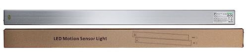 SOAIY LED Dimmable Under-Unit Light 60 cm Kitchen Lamp 3000 mAh Rechargeable Cabinet Lighting with Motion Sensor 3 Light Heat 2700 K,6500 K Magnetic Light Strip for Kitchen Cupboard Wardrobe Bathroom
