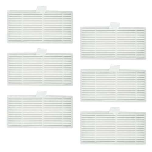 BBT BAMBOOST Filter Replacement Parts Fit for ZCWA BR150/BR151, MAMNV BR150/BR151, ONSON BR150/BR151 2-in-1 Robot Vacuum Cleaner, HEPA Filter Accessories(6 Pack)