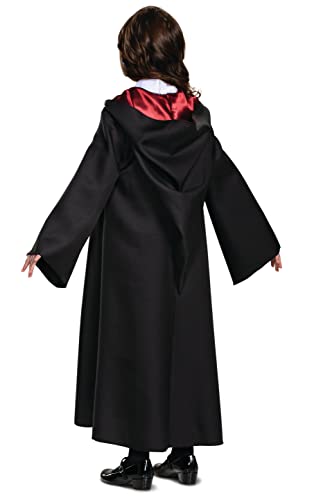 Disguise Harry Potter Hermione Granger Deluxe Girls Costume, Black & Red, Kids Size Small (4-6x)