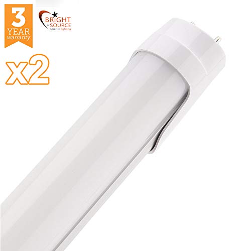 5Ft LED Twin Non Corrosive T8 Batten Fitting Indoor or Outdoor IP65 Weatherproof Fixture – Ideal For Garage Warehouse Car Park Industrial Lighting - Comes with 2x 6000k Daylight 58w T8 LED Tubes