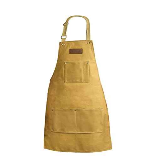 Torxgear Kids Kids Soft Canvas Apron - Shop and Blacksmith Apron for Boys & Girls - Durable Woodworking and Workshop Tool Apron - Adjustable Children's Art Smock for Crafts, Painting & DIY Projects