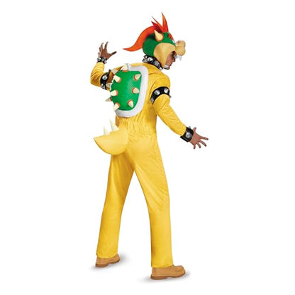 Disguise Men's Bowser Deluxe Adult Costume, Multi, XX-Large