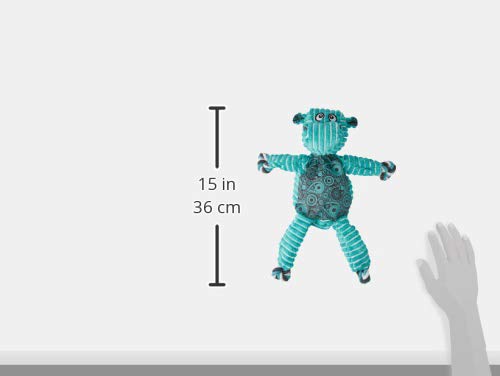 KONG - Floppy Knots Hippo - Internal Knotted Ropes and Minimal Stuffing for Less Mess - For Medium/Large Dogs