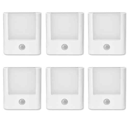 6-Pack 3-in-1 Emergency Night Light for Power Failure,plug into wall,LED with Motion Sensor,Auto-On During Outages,Survival kit,Hurricane preparedness,For Home, Hallways,Stairways,Bathrooms & Bedrooms