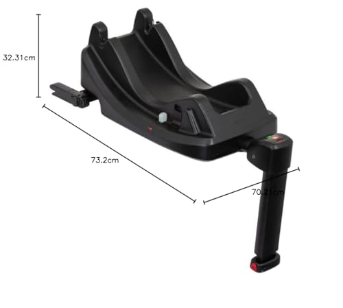 Graco IsoFamily i-Size ISOFIX Car Seat Base, Compatible with Graco SnugEssentials iSize infant car seat only, Black