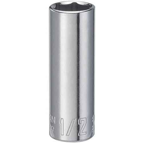 CRAFTSMAN Deep Socket, SAE, 1/4-Inch Drive, 1/2-Inch, 6-Point (CMMT43589)