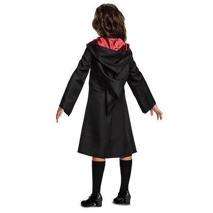 Harry Potter Hermione Granger Classic Girls Costume, Black & Red, Kids Size Large (10-12)
