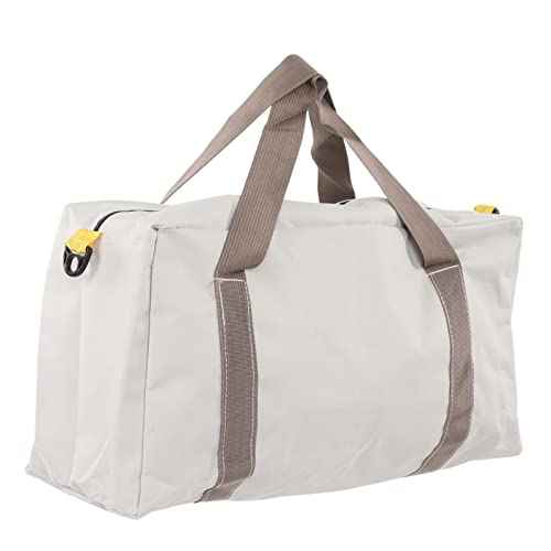 Electrician Tool Bag Wide Mouth Canvas Tote for Power Tools and Hardware Storage Large Capacity Organizer for Industrial Work(20in)