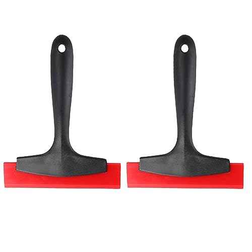 2PCS Multifunction Silicone Cleaning Scraper Squeegees Shovel Tile Gap Filling Tool Grout Scrapers Car Film Glass Water Snow Ice Trowel Remover
