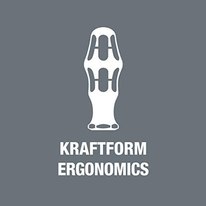 Wera 05133285001 Screwdriver Set Kraftform Big Pack 900, Silver, 13 pieces
