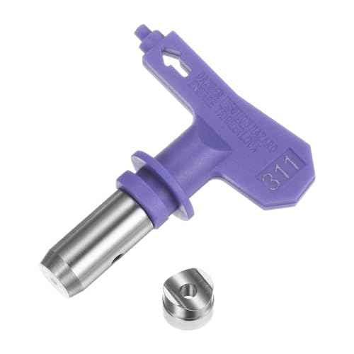 uxcell Reversible Spray Tips for Airless Sprayer 311 Paint Spray Nozzle, Purple