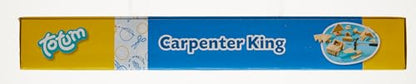 Hammer game Carpenter King- carpenter set: with wooden parts, nails and wooden hammer, Wood Color