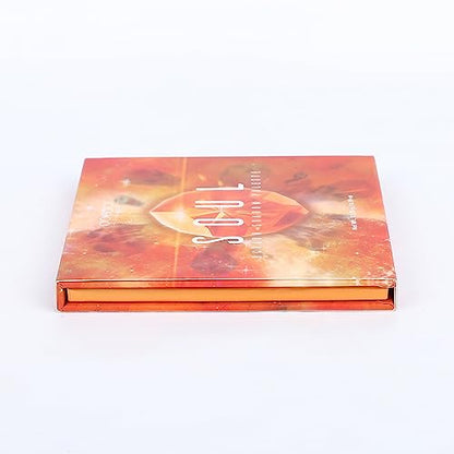 docolor Eyeshadow Palette 9Colors Orange Eyeshadow Gemstone Shadow Palettes Highly Pigmented Mattes Shimmers Smokey Glitter Cream Colorful Powder Blendable Long Lasting Waterproof Makeup Palette