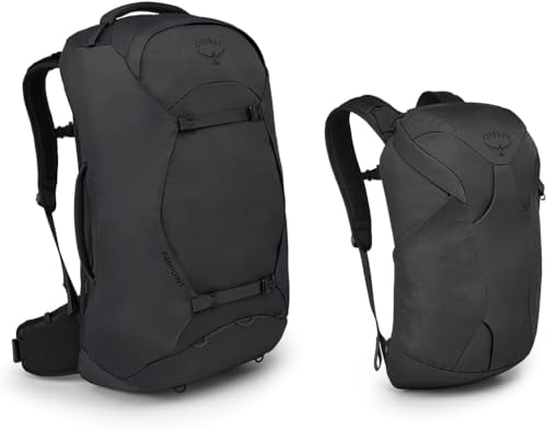 Osprey Farpoint Men's Travel Pack, 40L, Tunnel Vision Grey, O/S