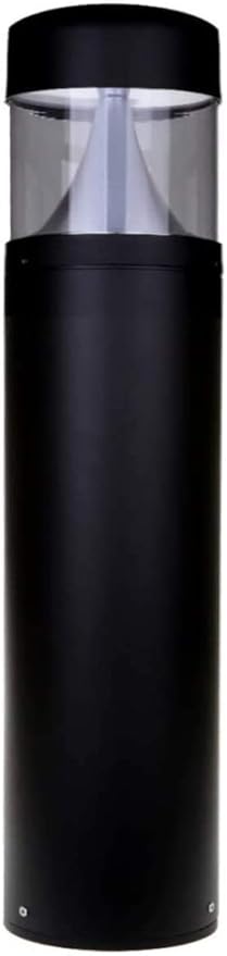 HARRRRD LED Bollard Landscape Lights 25" 10W 5000K 120V-277V Commercial/Residential Modern Ballard Lighting Fixture for Garden, Pathway, Driveway Electric Light. ETL Listed.