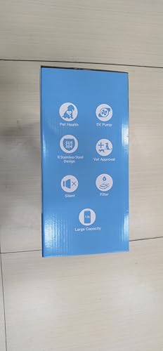 Dog Water Fountain for Large Dogs: 7L/236oz/1.8G Dog Fountain Stainless Steel - Big Cat Drinking Fountain Indoor - Super Quiet Water Fountain for Dogs Inside - for Large Dog Cats & Multi-Pet Home