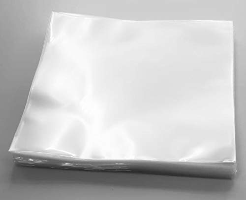 Naked Vinyl 50 x Vinyl Record Outer Sleeves 12" LP | Glass Clear & Made from High-Density Polypropylene | 12.75" x 12.75", 3 Mil Thick | Fits Most Double & Gatefolds