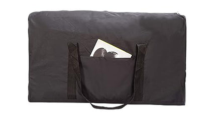Extra Large Foldable Duffel Bag for Travel – Heavy-Duty Cargo Bag with Zippers & Reinforced Handles, TSA Approved, Water-Resistant, Security strap, black, 88.90 cm, Heavy-duty Cargo Duffel