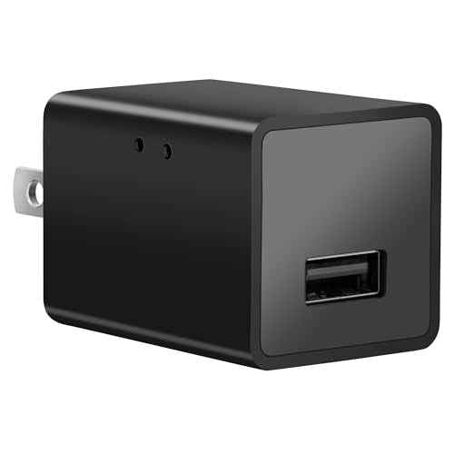 Hidden Spy Camera for Home Use, Mini Security Wireless WiFi Camera-USB Charger Camera - HD Nanny Cam,Indoor Night Vision Nanny Cam for Baby, Pets, Motion Detection Alert(Video Only)