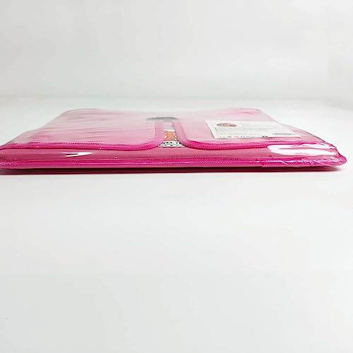 lenbest Travel Tray, Indoor & Outdoor Learning Educational Toys Play Tray Lap Desk with Dry Erase Top - 6 Pens & 5 Drawing Papers - Multifunctional Activity Tray for Kids Toddlers Boys Girls (Pink)