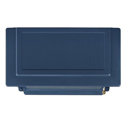 duraflame Freestanding Electric Fireplace Stove Heater with 3D Flame Effect for 1,000 Sq. Ft. Room, Navy