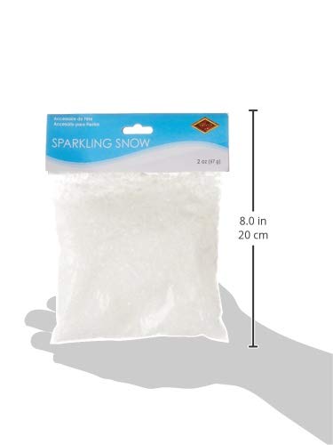 Beistle Sparkling Snow, 2-Ounce, White