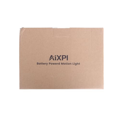 AIXPI Battery Powered Outdoor Lights, 240 Led Security Lights Outdoor Motion Sensor PIR, IP65 Waterproof Outdoor Wall Lights Wireless Flood Lights Indoor for Gardern Yard Porch Garage, White 1 Pack