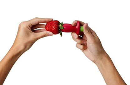 Chef'n Original Stem Gem Strawberry Huller, Red/Green - 102-138-005