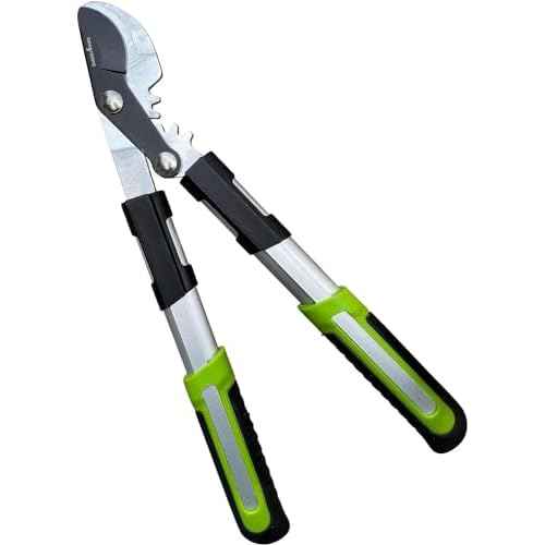 GARDEN GURU Bypass Loppers Tree Trimmer Clipper - 3X Cutting Power Gardening Loppers Pruning Shear -Comfort Grip Handles -High Carbon Steel Blade ? Heavy Duty Branch Cutter ?Cut Thick Branches w Ease