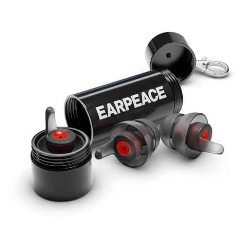 EARPEACE Moto - Reusable Motorcycle Earplugs - Motorcycle Ear Plugs Wind Noise Protection - Comfortable Ear Plugs for Motorcycle Riding with High Fidelity Filter Noise Canceling Up to 26dB