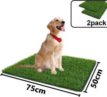 SSRIVER 50 X 75CM Artificial Grass Rug Turf for Dogs Indoor Outdoor Fake Grass for Dogs Potty Training Area Patio Lawn Decoration