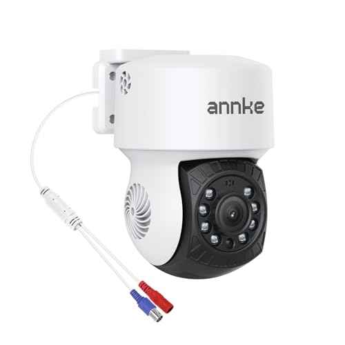 ANNKE 1080P 2MP AHD CCTV Home Surveillance Dome PT Wired Camera with 350¡Æ pan and 90¡Æ tilt, 100ft IR Night Vision, IP65 Weatherproof Security Add?On Cam for Outdoor Use, Wide Compatibility - APT200