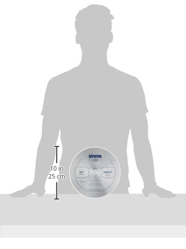 Irwin Tools IRWIN 10-Inch Miter Saw Blade, Classic Series, Steel Table (11870)